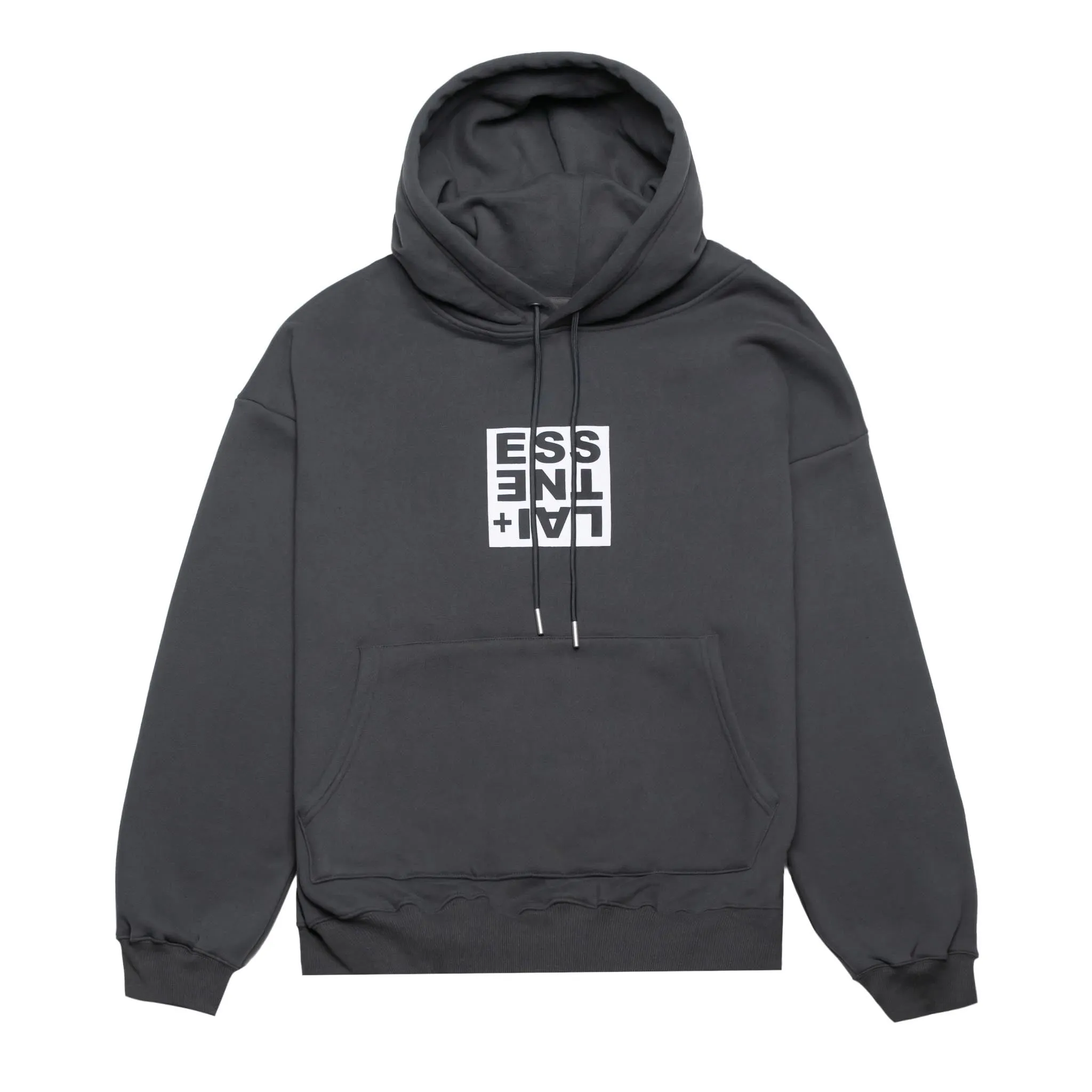 'ESSENTIAL' Box Logo Hoodie