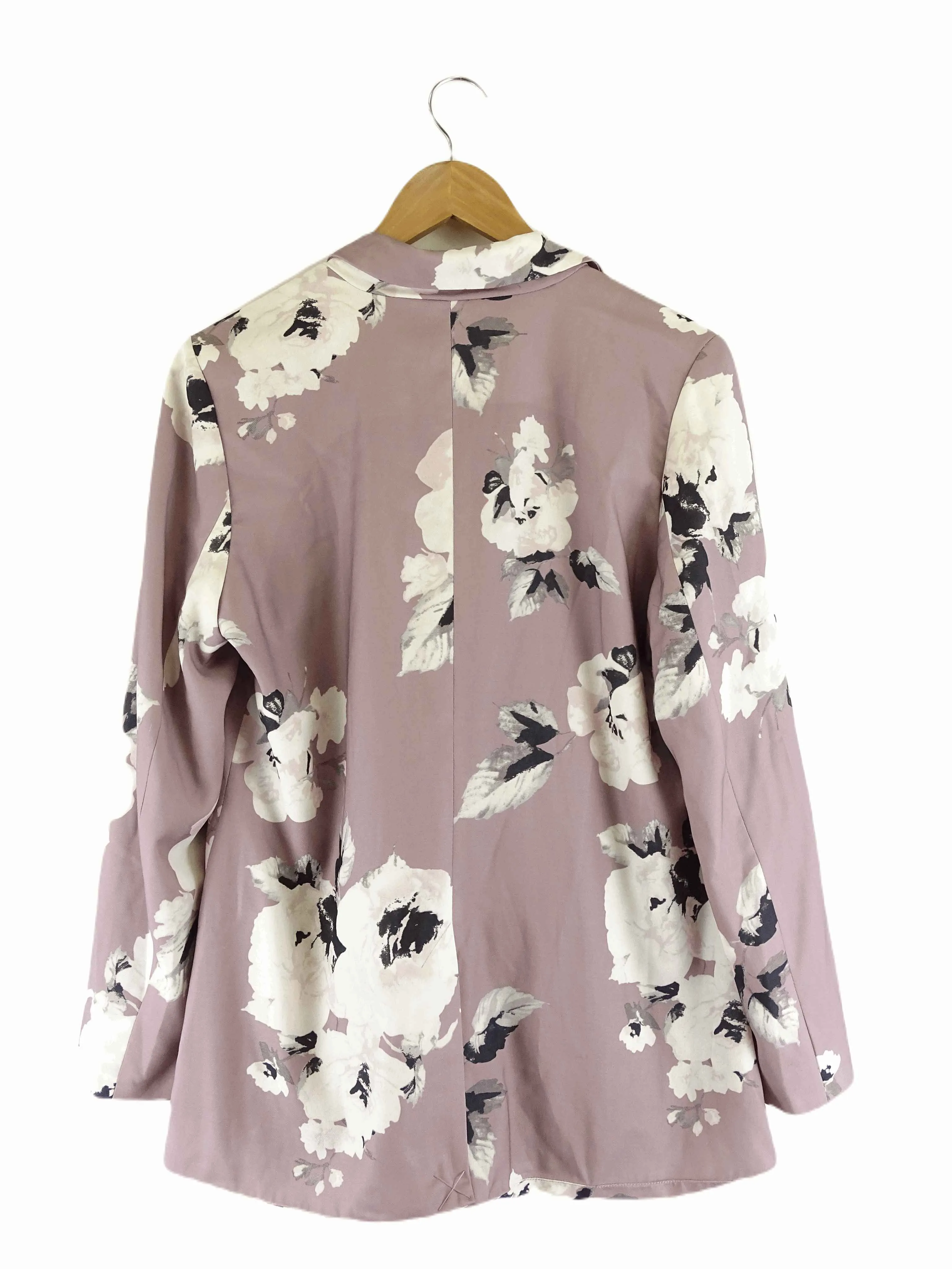 European Collection Mauve Floral Blazer 42