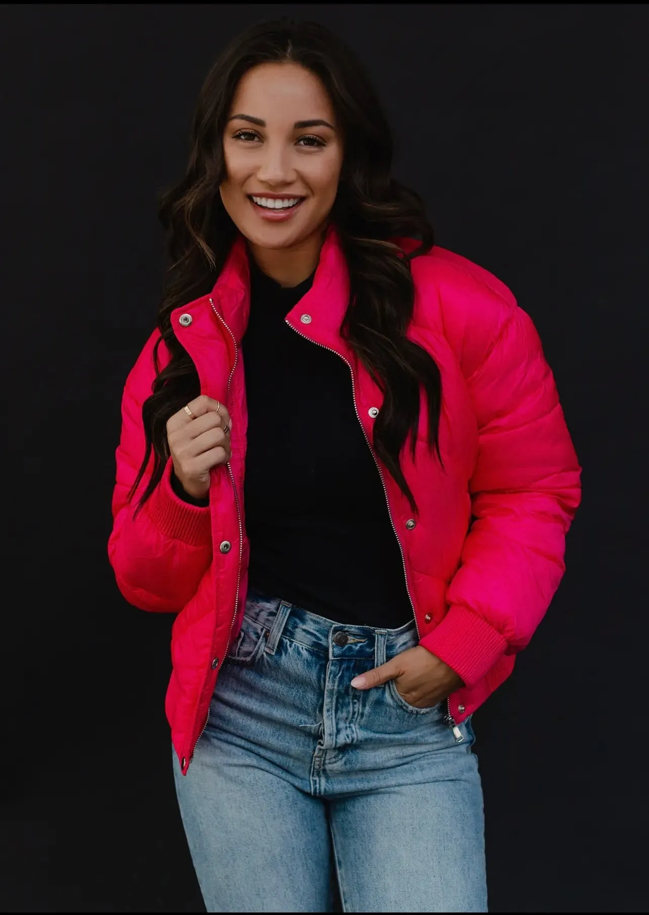 Finley Cropped Puffer Jacket