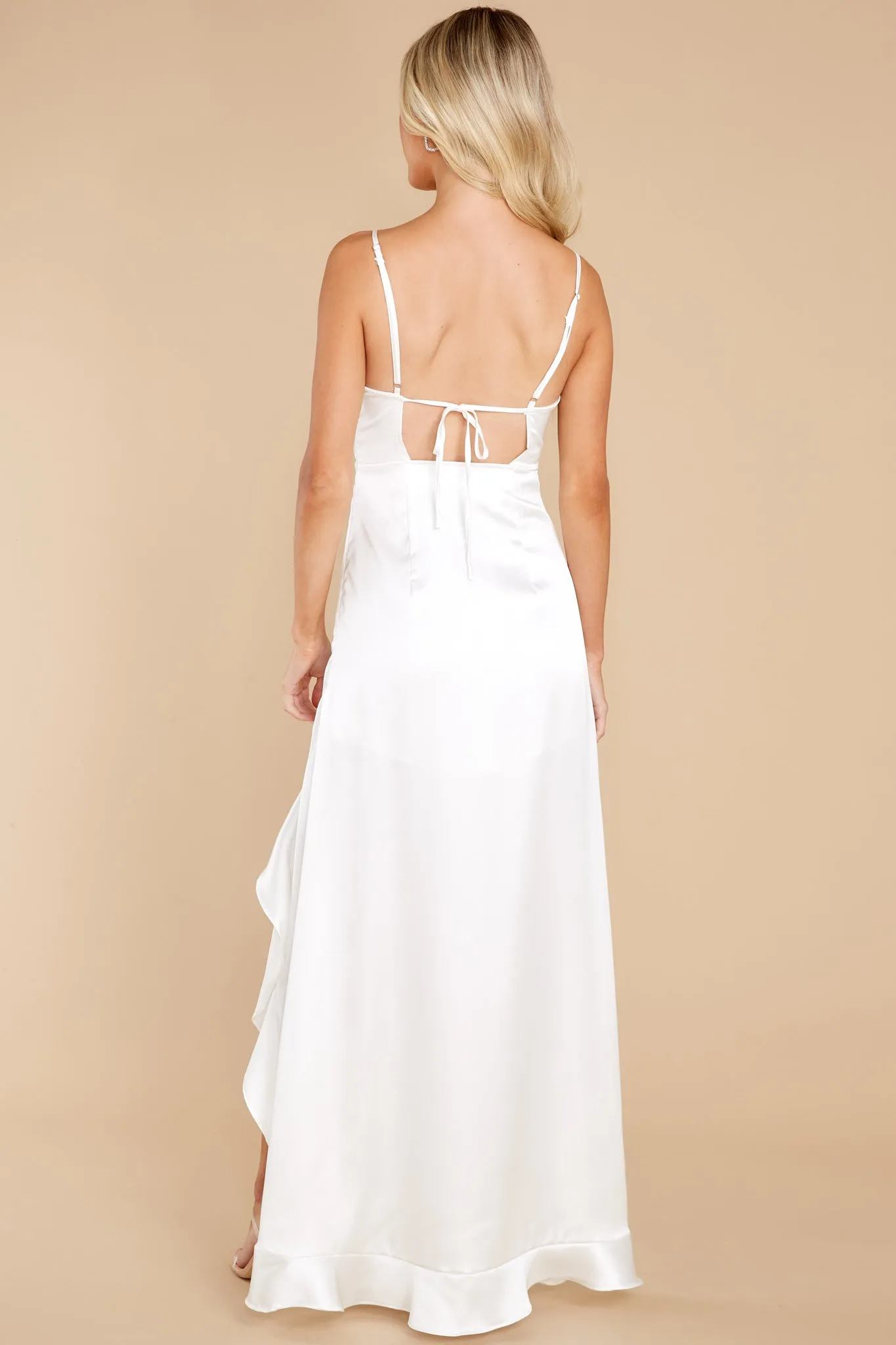 For The Girls White Maxi Dress