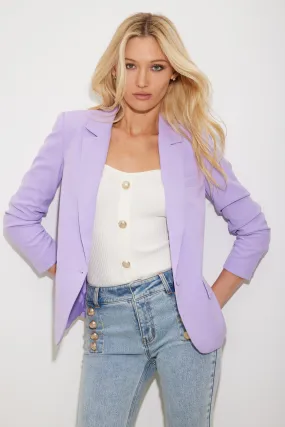 GEN Lavender Madison Crepe Blazer