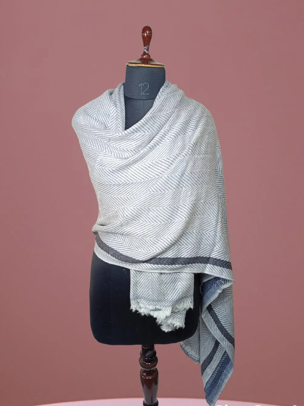 Gents Pashmina Shawle | Pashmina Blanket | Reversible