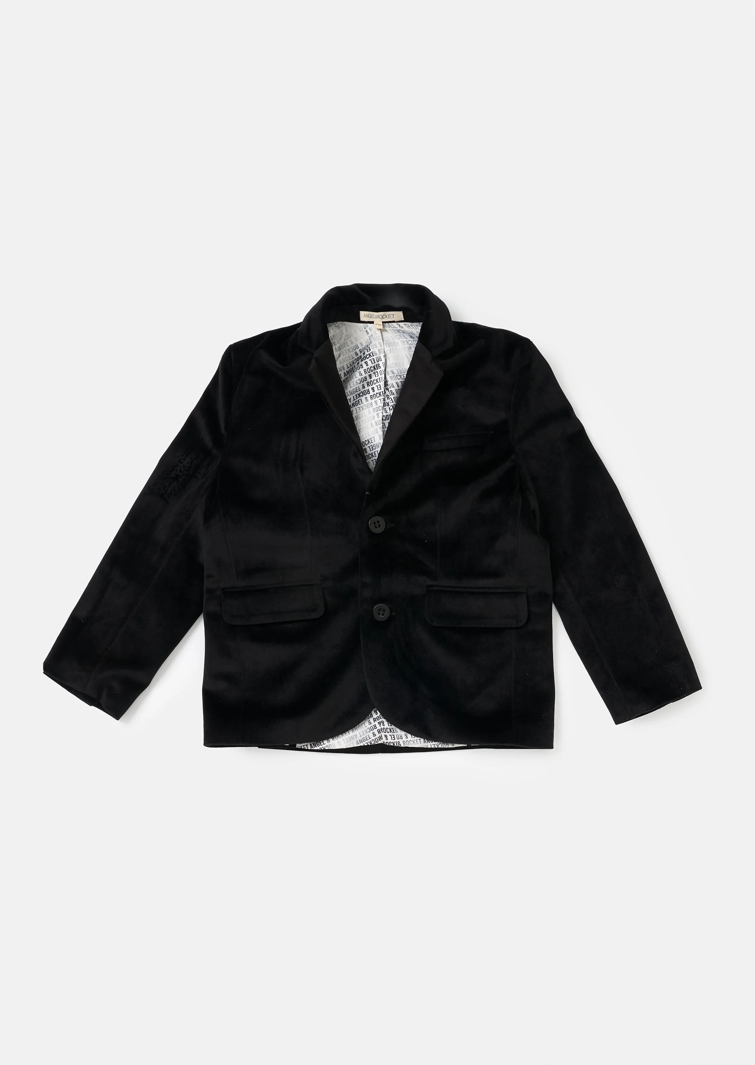 Georgie Black Velvet Blazer