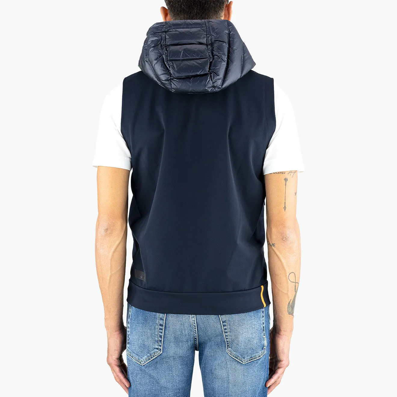 Gilet RRD Winter Duck Hood Soft Jkt Blue Black