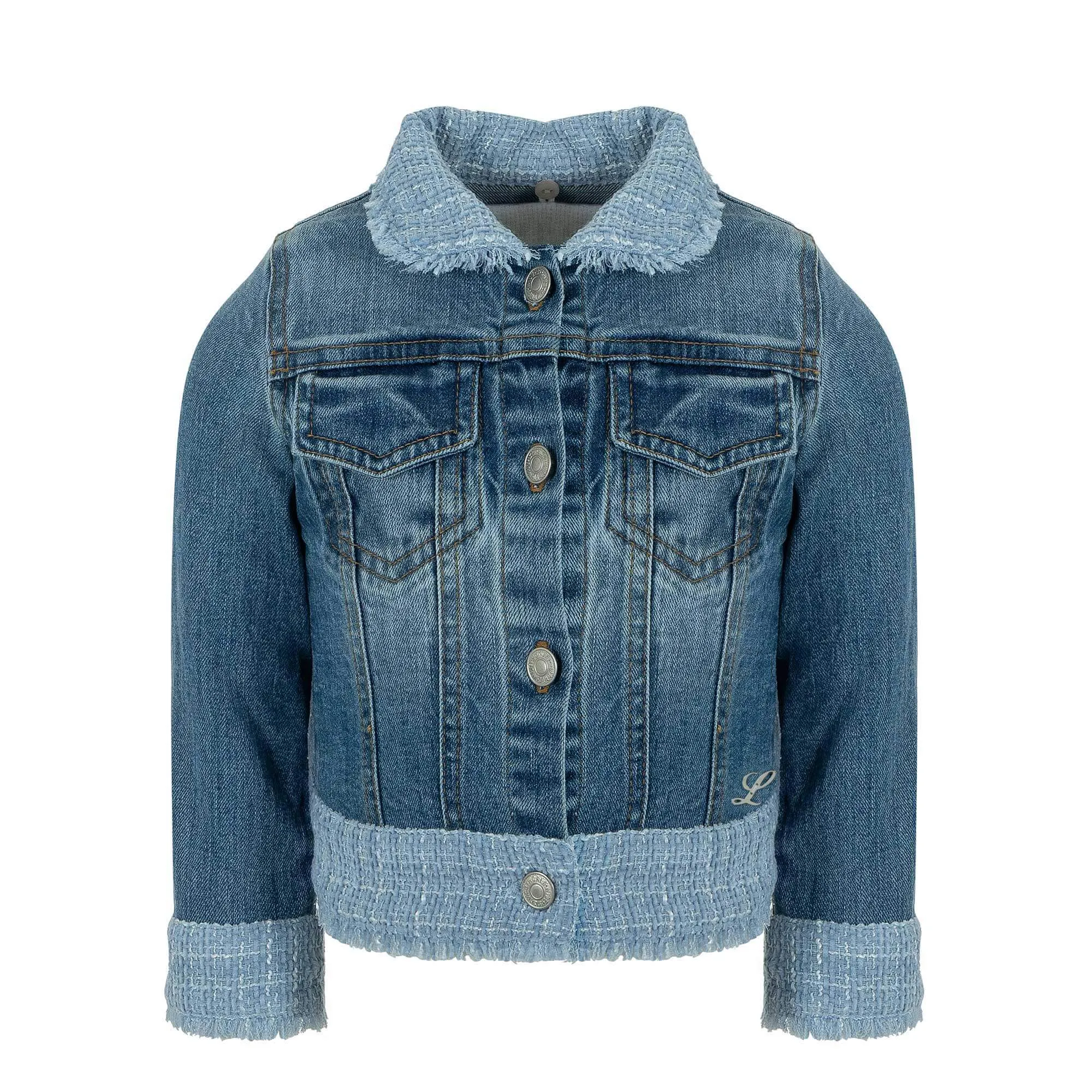 Girls Light Blue Denim Jacket