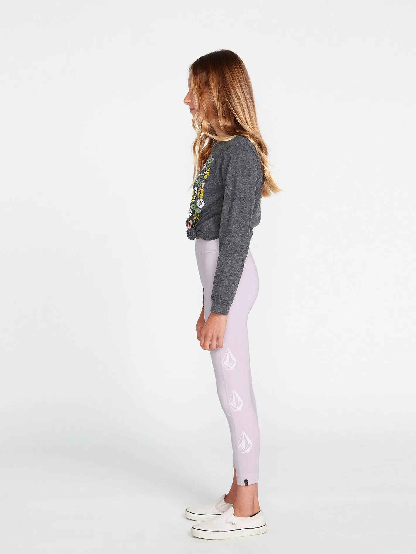 Girls Lived In Legging - Lavender