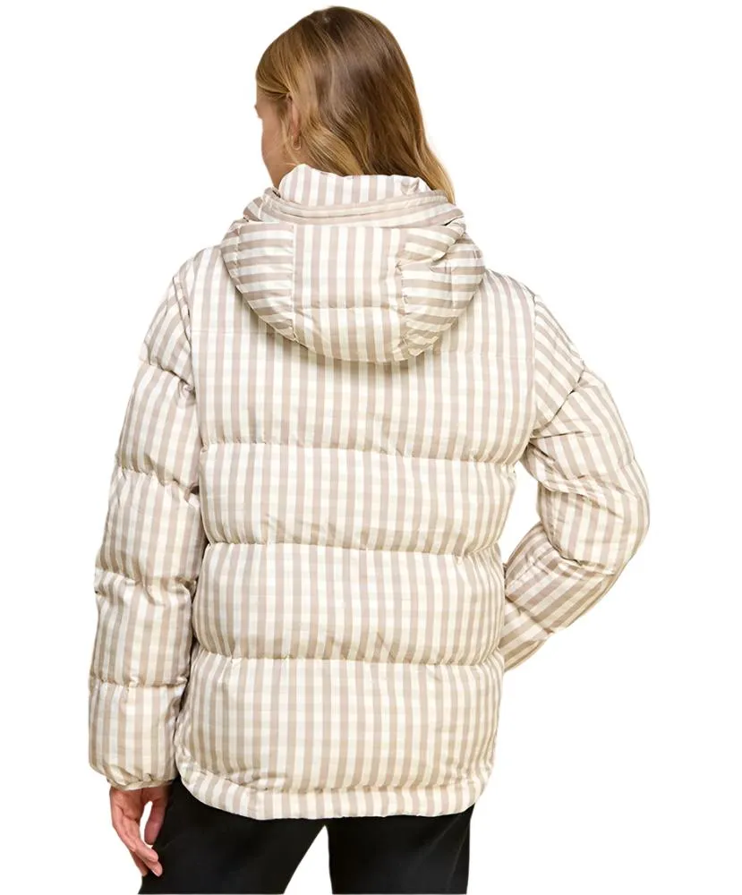 Gracie Gingham Puffer