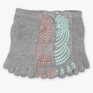 Grippy Classic Yoga Socks - 2 Pack