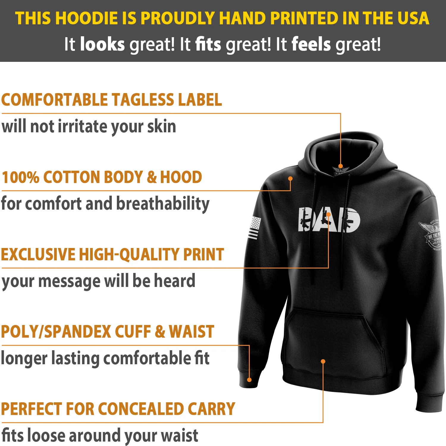 Gun Dad Hoodie