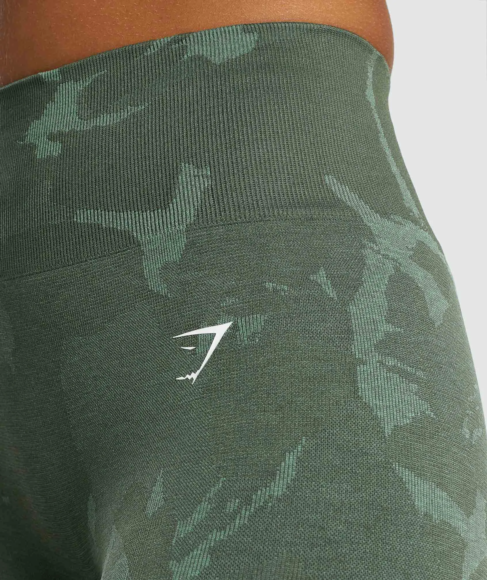 Gymshark Adapt Camo Seamless Leggings - Savanna | Green