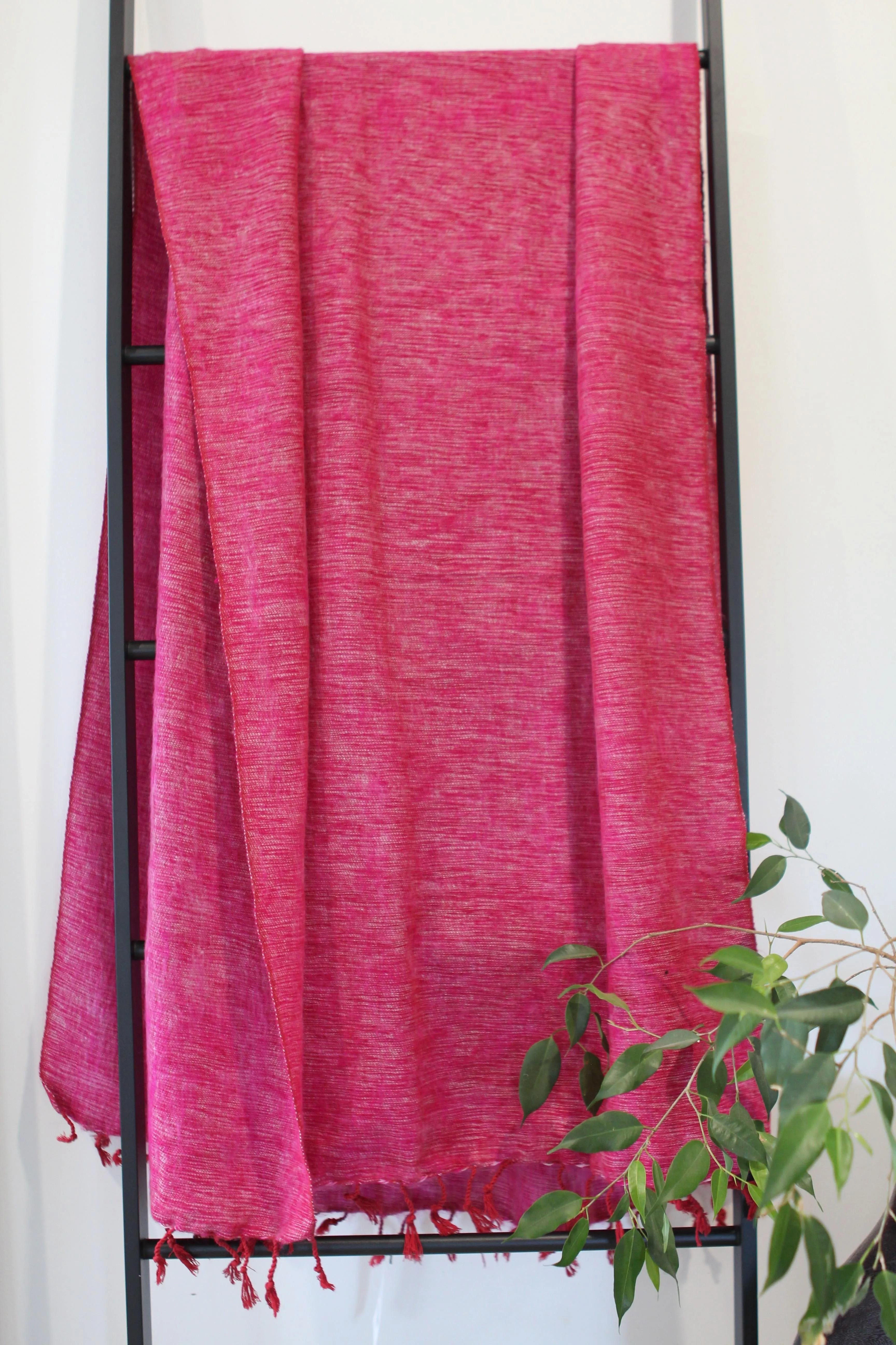 Himalayan Yak Shawl - Bright Pink