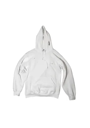 Hoodie w Earrings (Black & White)