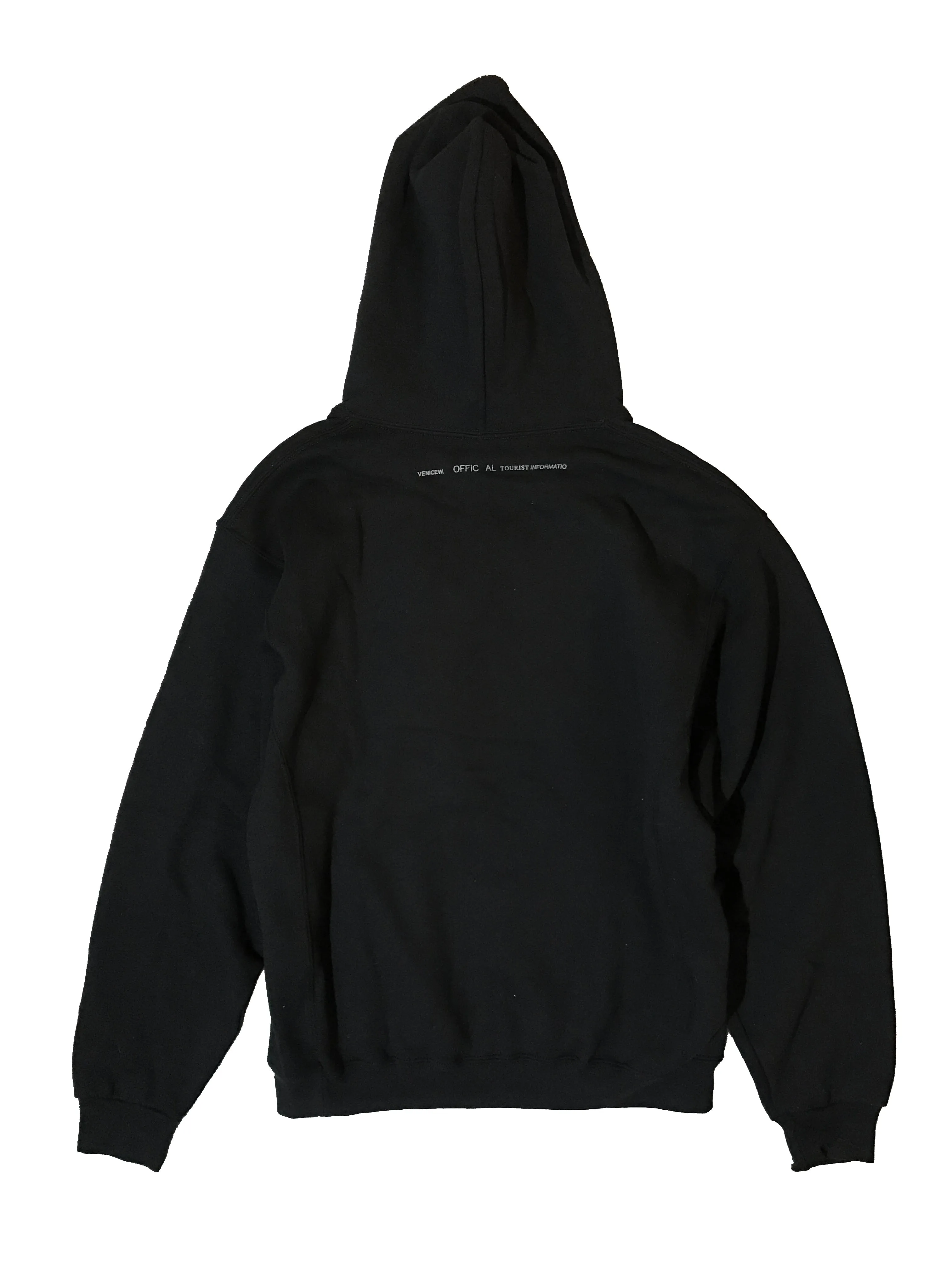 Hoodie w Earrings (Black & White)