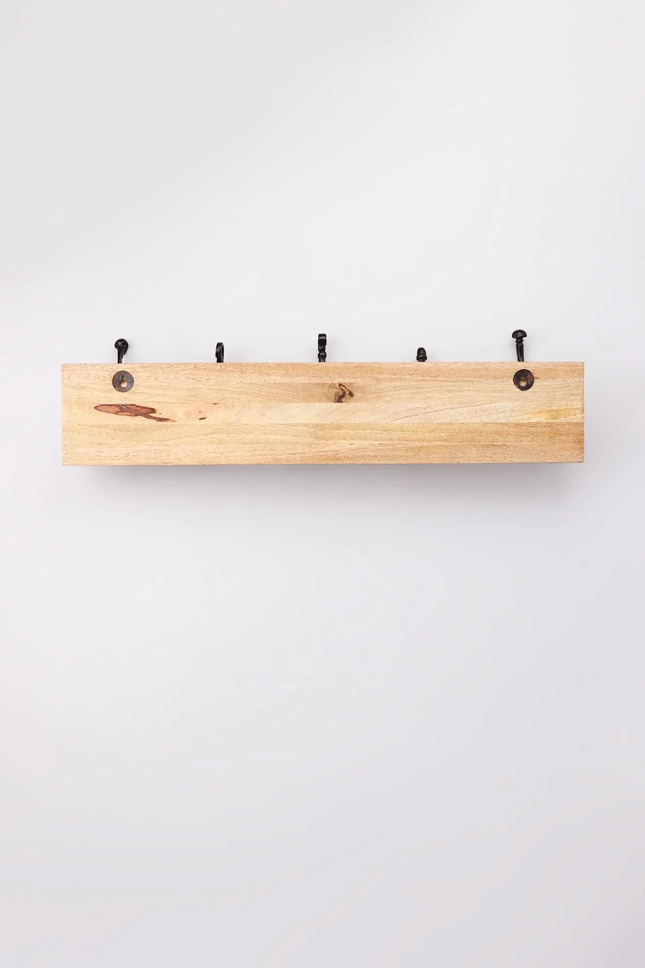 Irregular Hooks Reclaimed Wooden Coat Hook Set