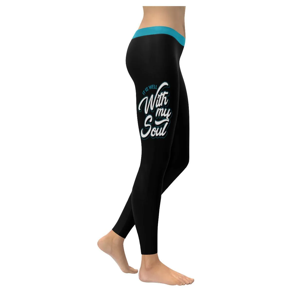 It Is Well With My Soul Soft Leggings For Women - Christian Leggings For Women