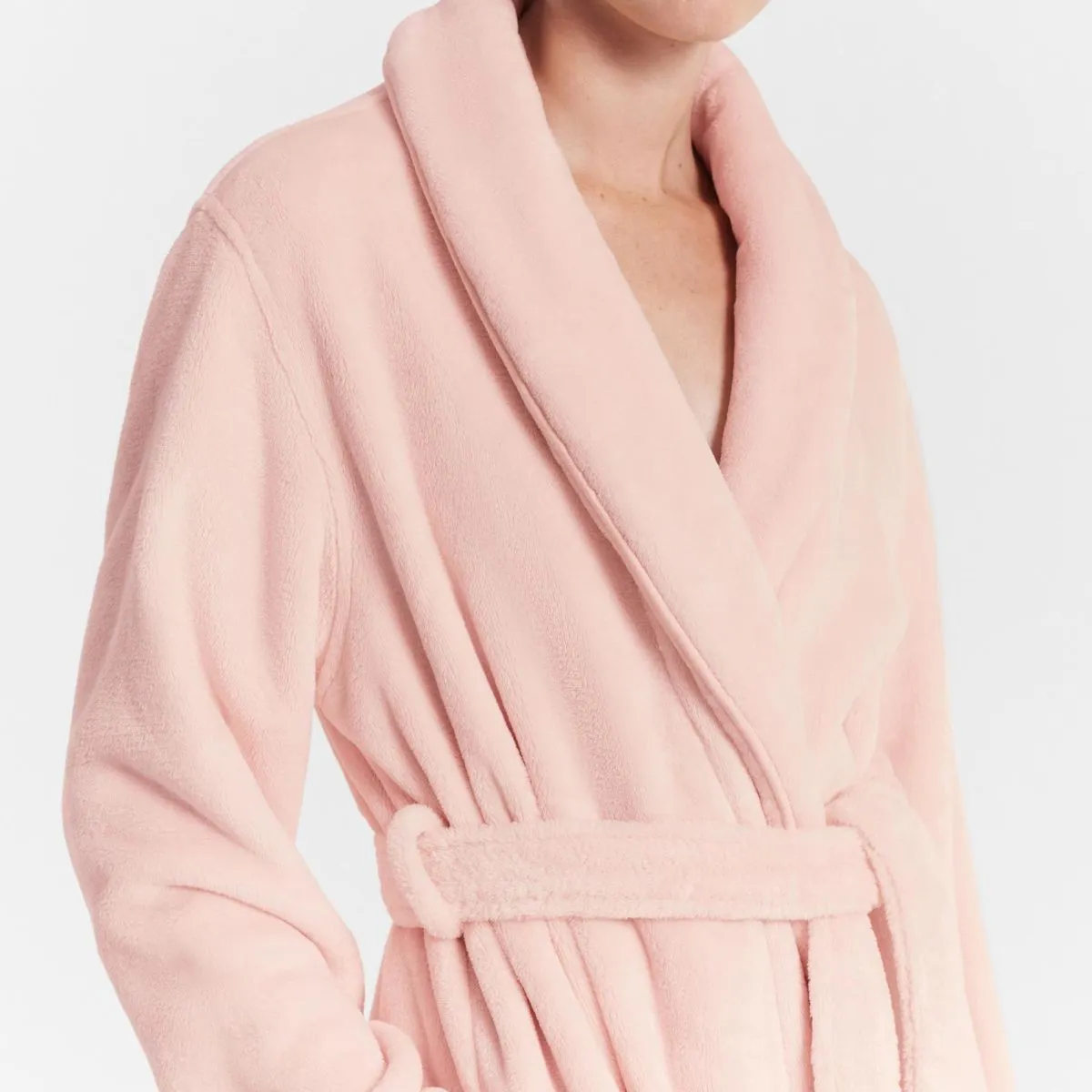 Kerrabee Bath Robe LYCHEE by Sheridan