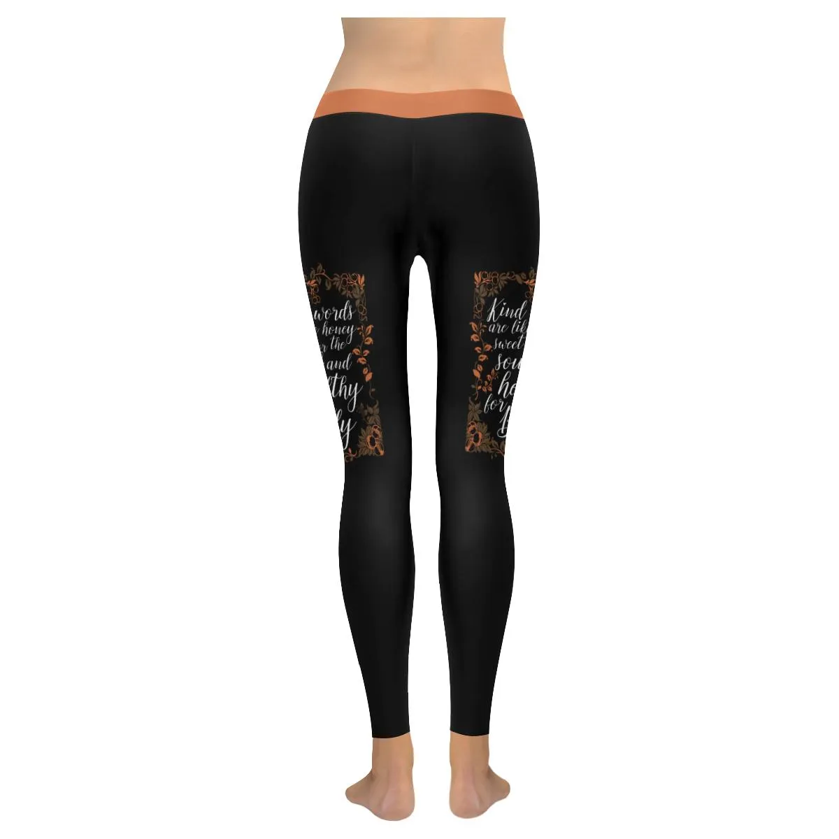 Kind Word Are Honey Sweet For Soul Healthy For Body Soft Leggings For Women Cute - Christian Leggings For Women