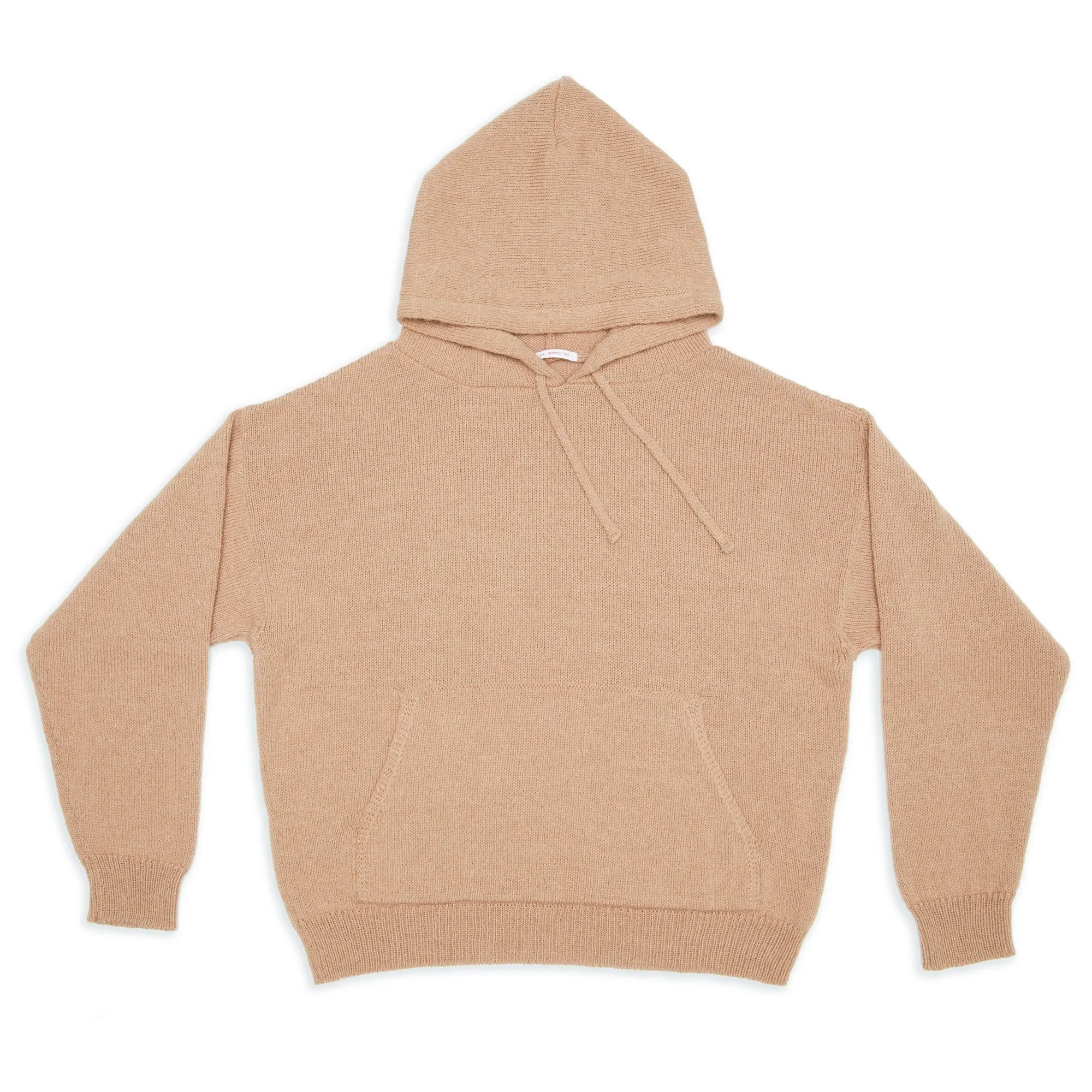 Knit Hoodie - Camel Alpaca/Wool