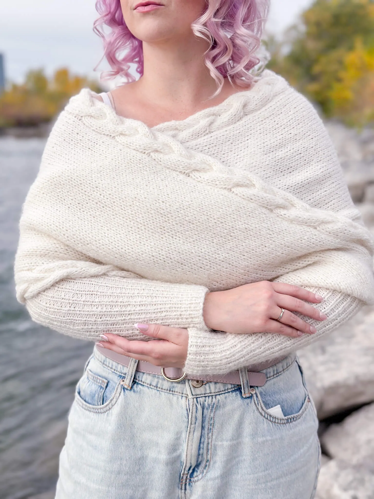 Knit Kit - Braided Sweater Scarf