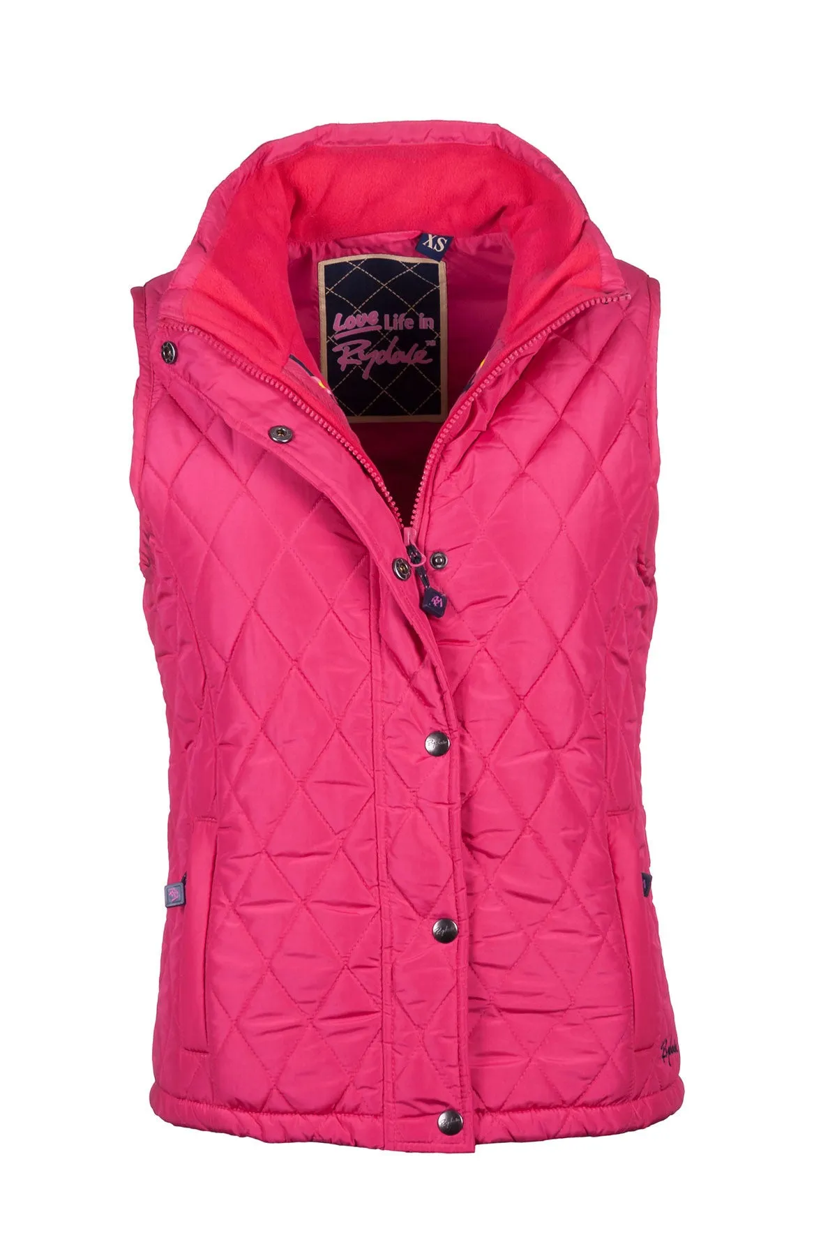 Ladies Soft Quilted Biker Babe Gilet