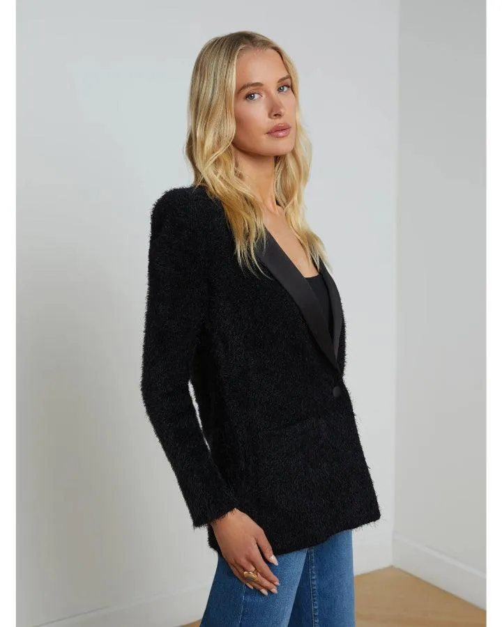 L'Agence Baileigh Textured Knit Blazer