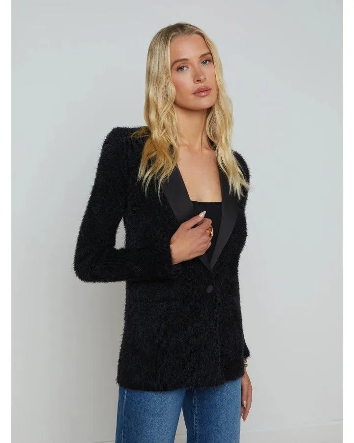 L'Agence Baileigh Textured Knit Blazer