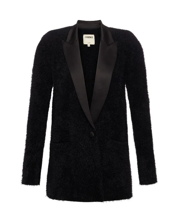 L'Agence Baileigh Textured Knit Blazer