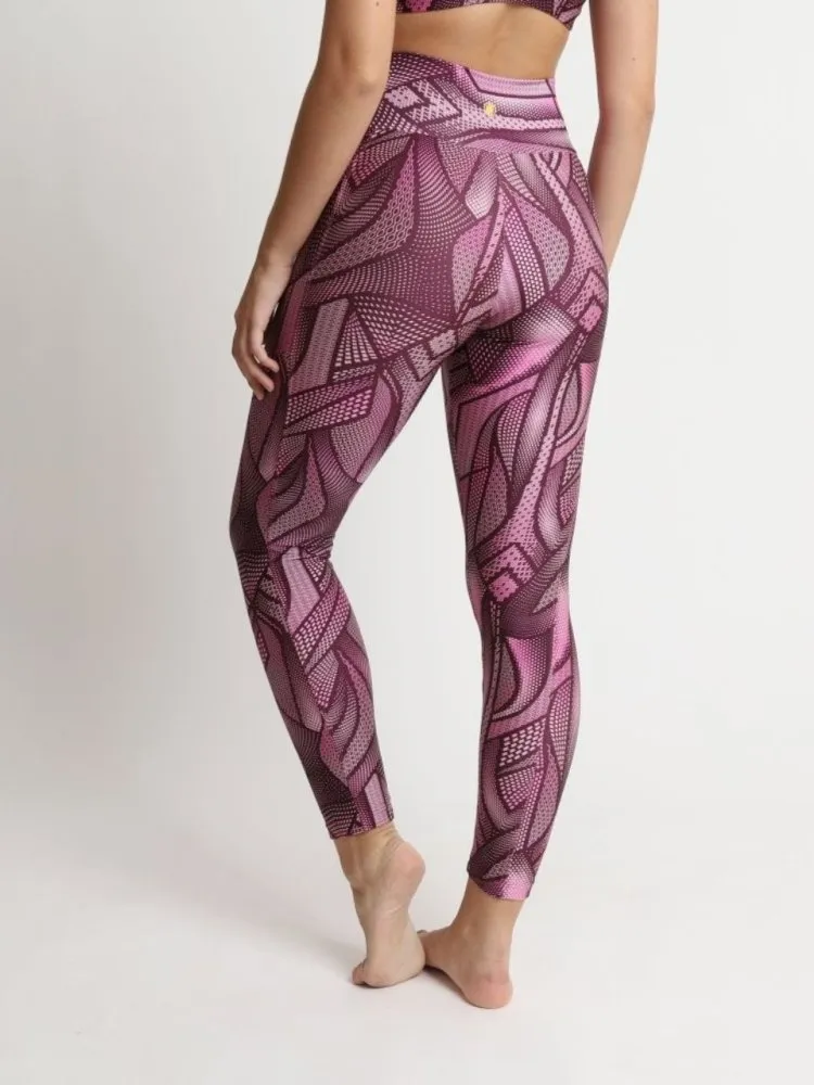 Leggings with Pockets - GRAPHIC VINO