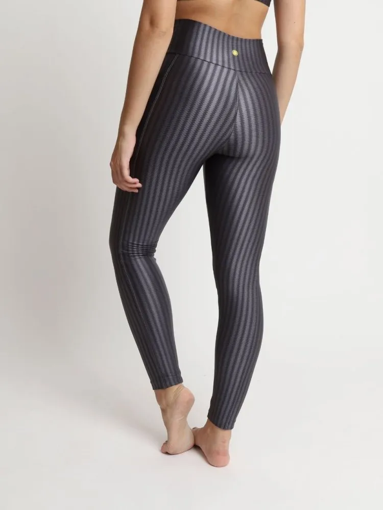 Leggings with Pockets - GREY STRIPE