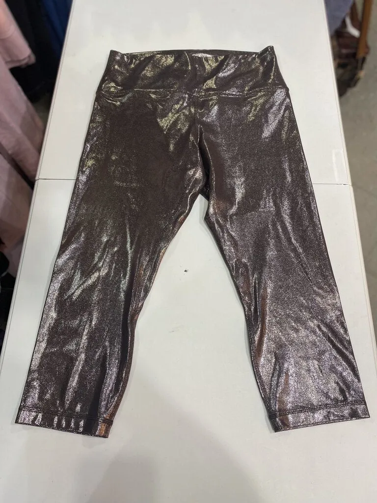 Lululemon shimmery cropped leggings 12