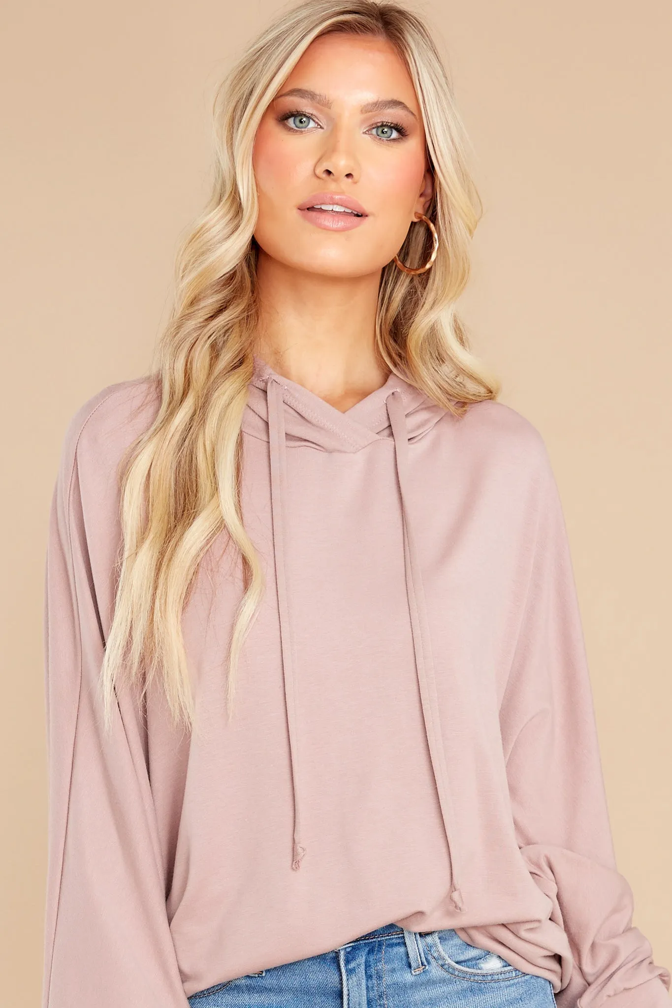 Meet At The Movies Blush Hoodie