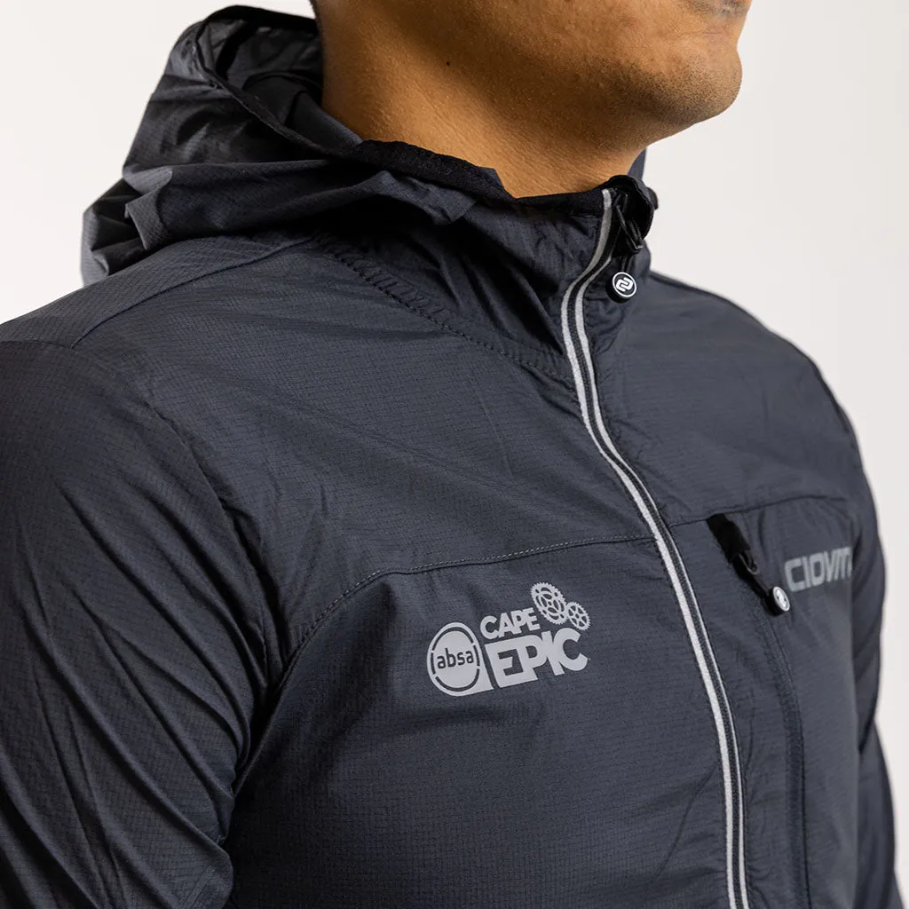 Men's Absa Cape Epic Lightweight Cycling Jacket (Charcoal)