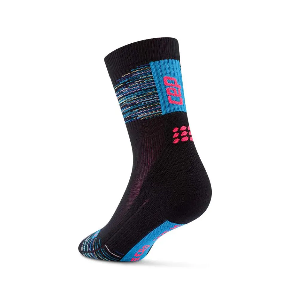 Mens CEP Mid Cut Socks Compression PARIS Vibe's 80's