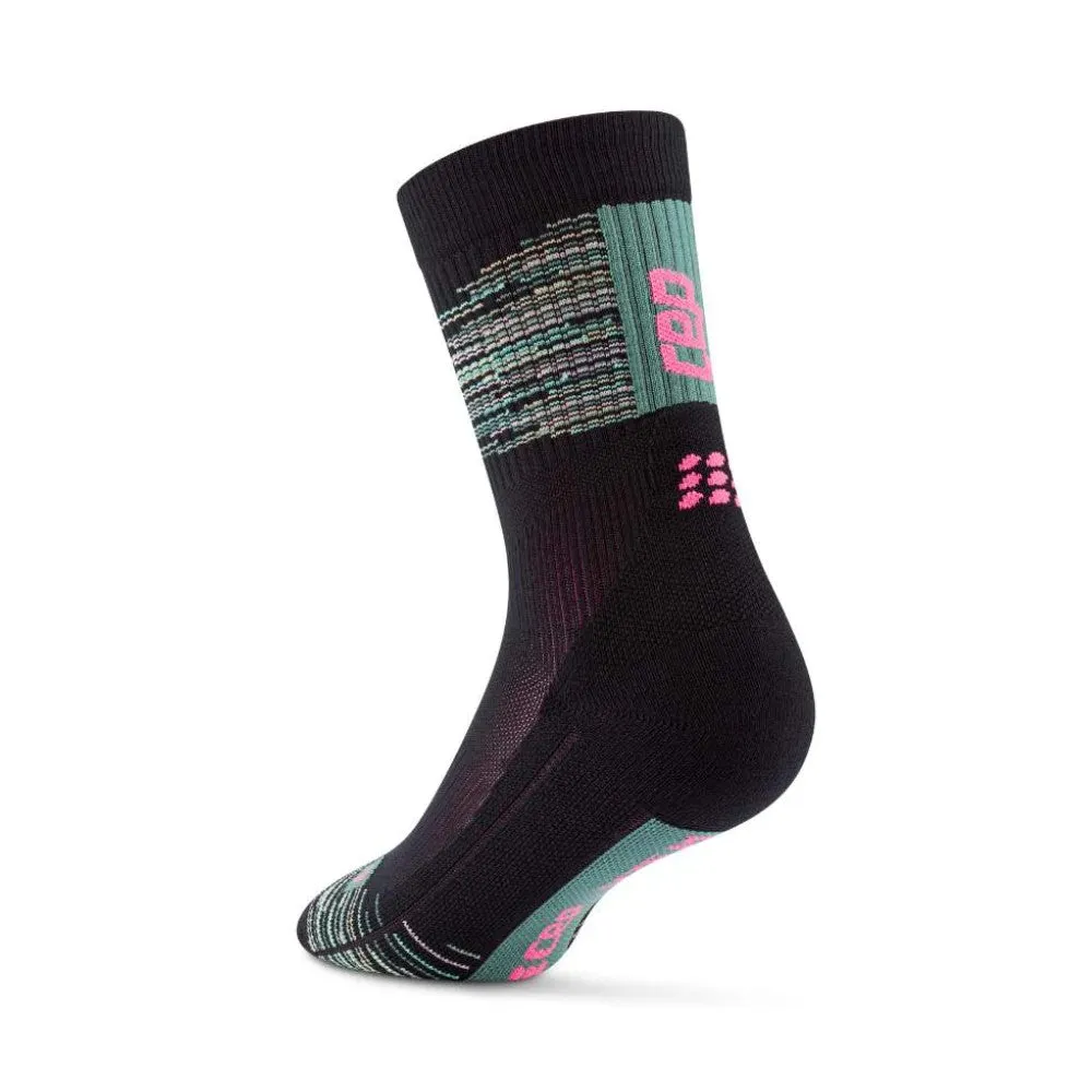 Mens CEP Mid Cut Socks Compression PARIS Vibe's 80's