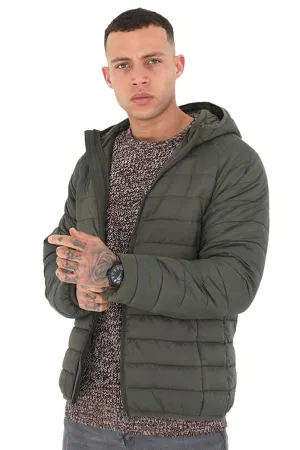 Mens Long Sleeve Puffer Jacket