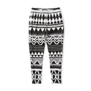 Missie Munster Black and White Boom Tick Legging