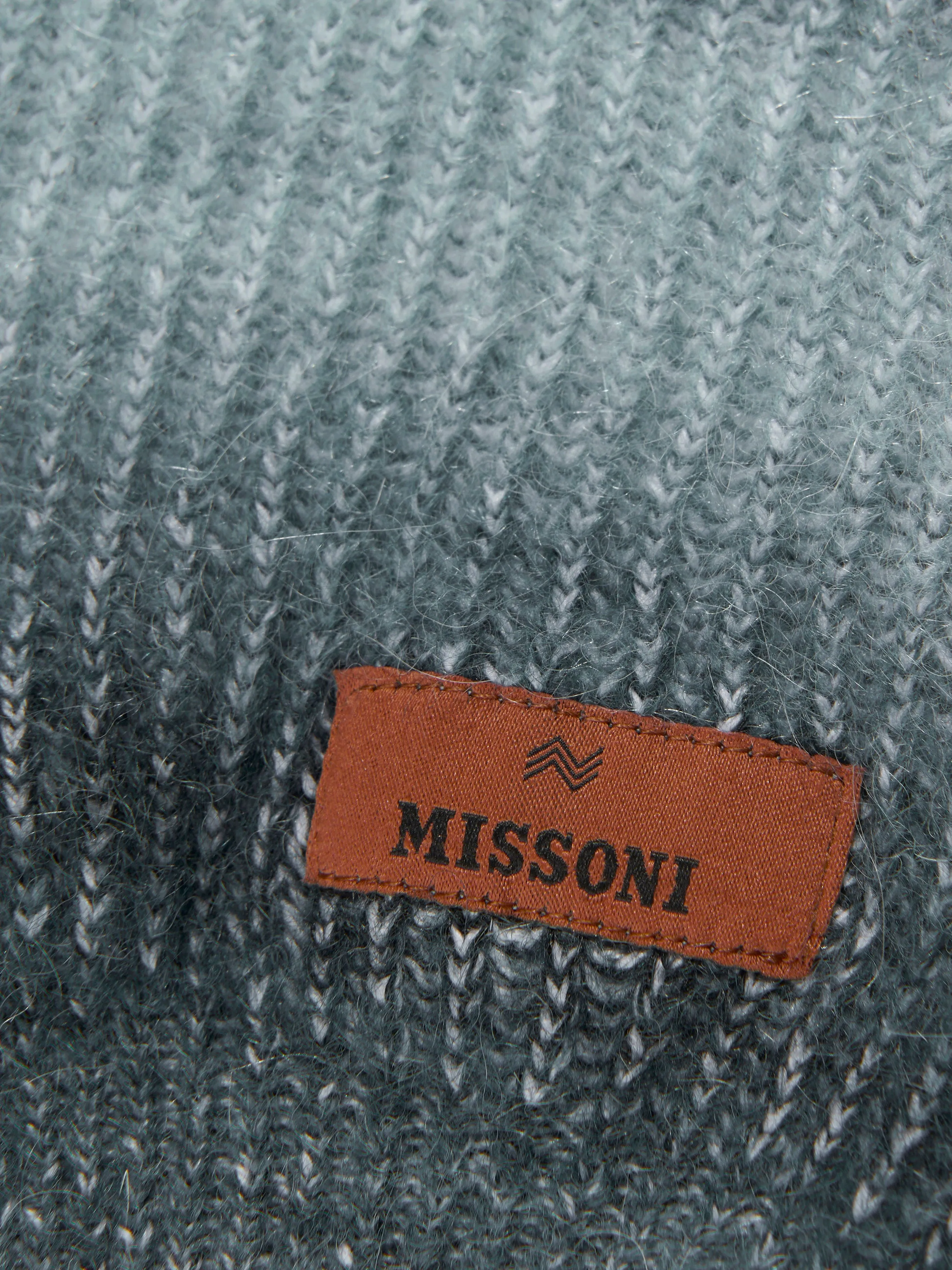 Missoni Kids Knitted Hoodie in Grey