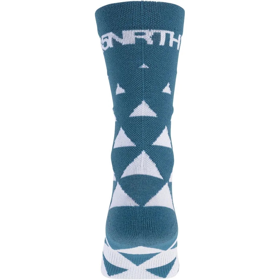 Morph Midweight Wool Bike Socks - Blue