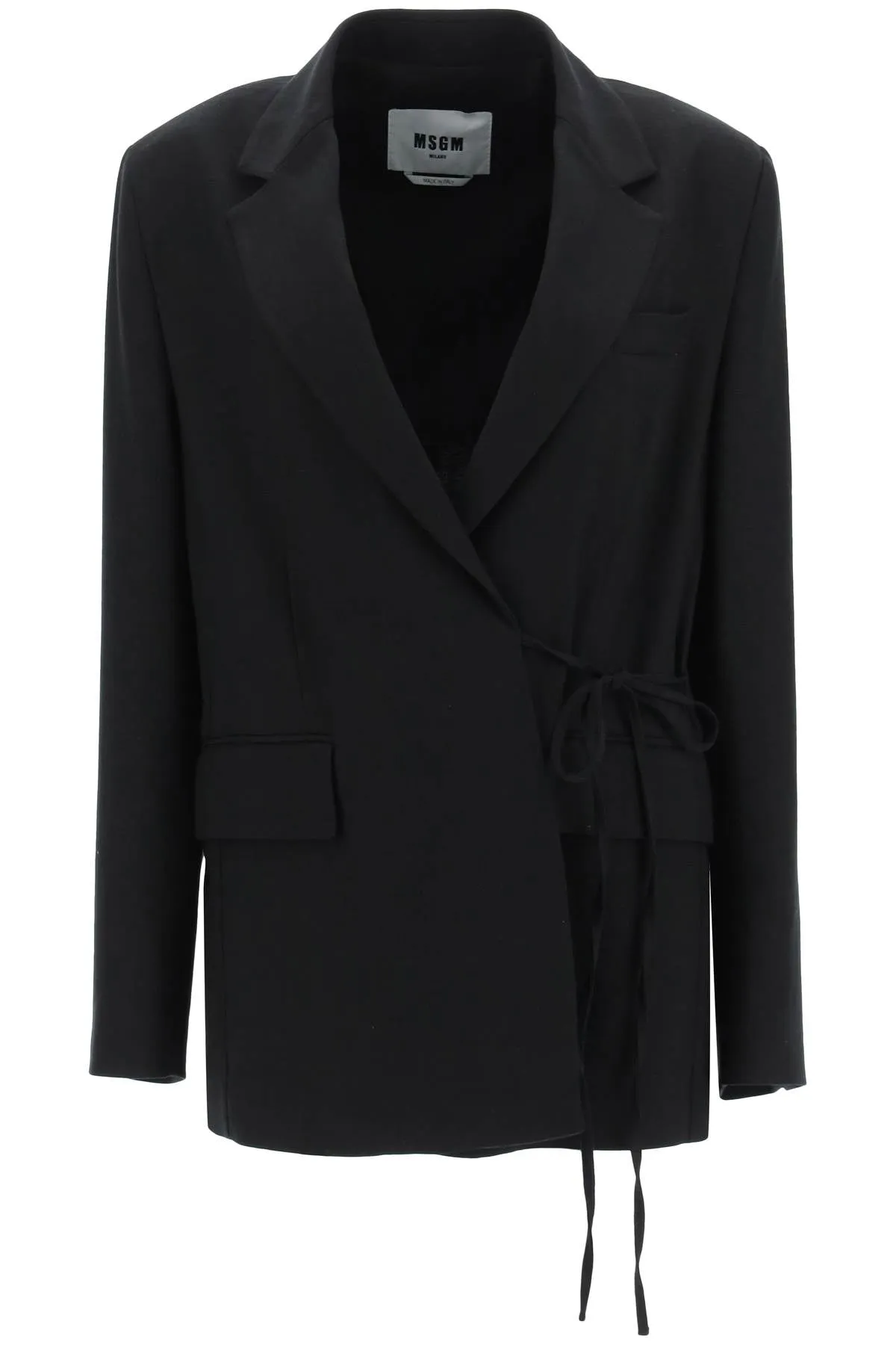 Msgm wrap blazer