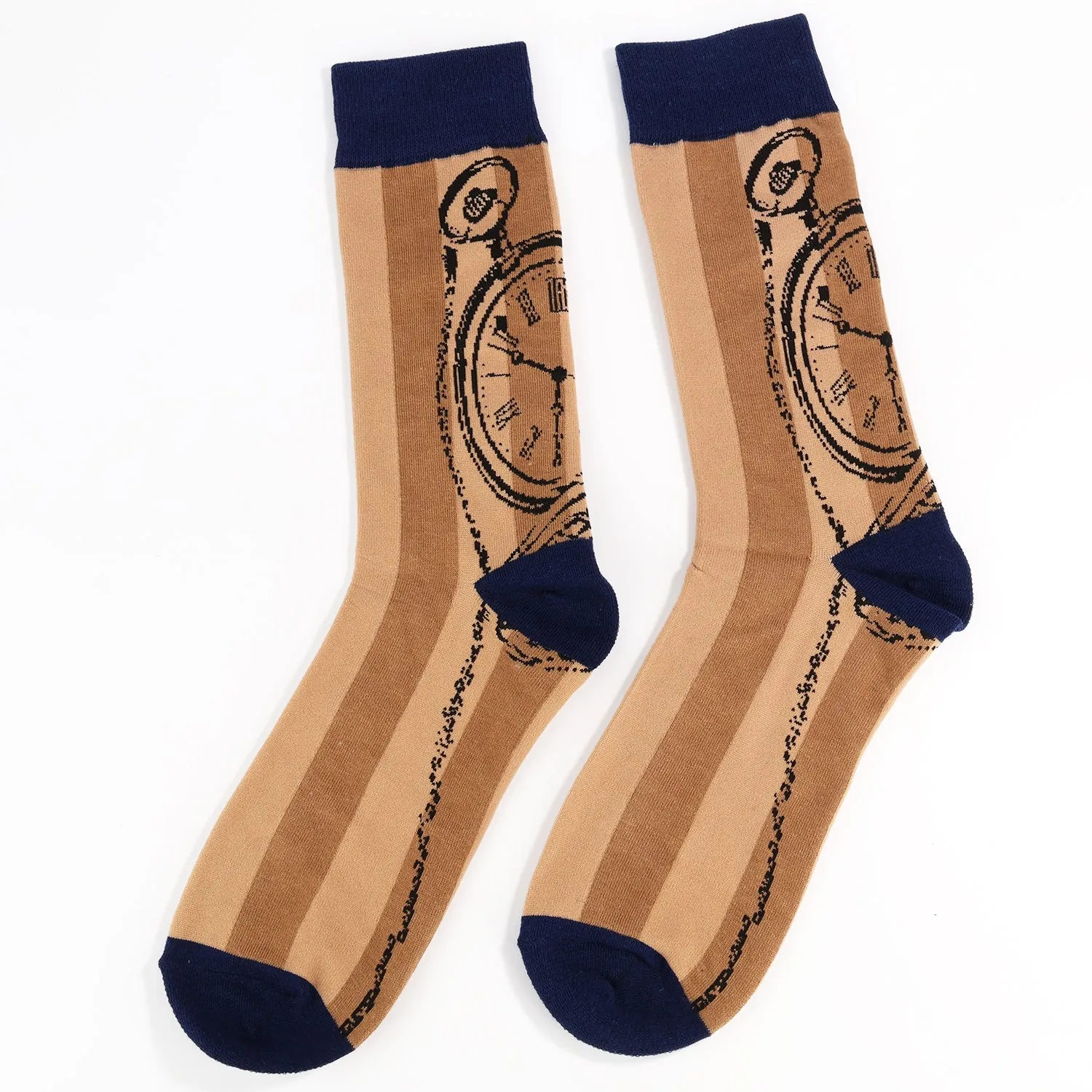 Navy Blue Pocket Watch Socks