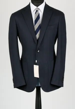 New Suitsupply Havana Dark Navy Herringbone Wool and Cashmere Blazer - Size 42S and 42R