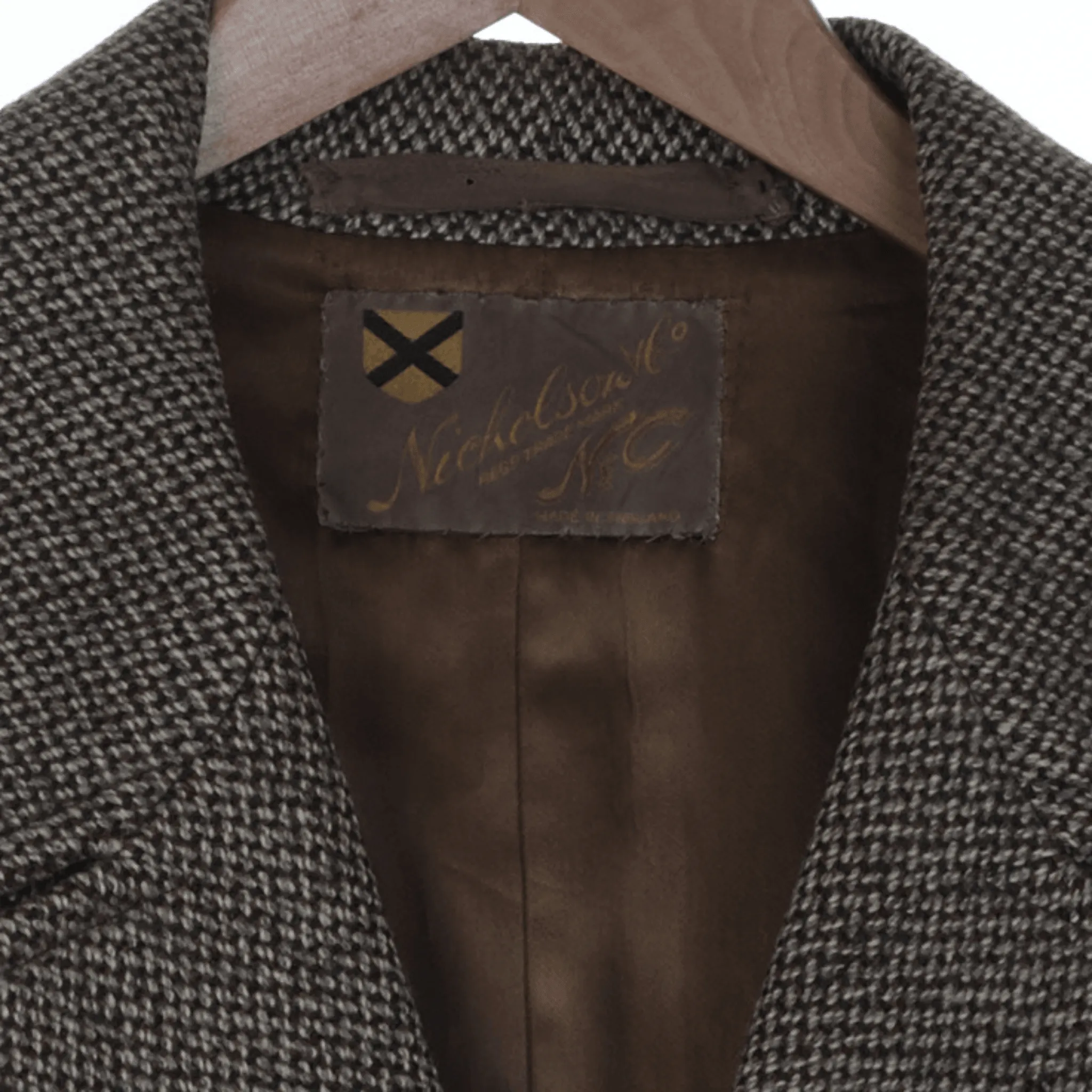 Nicholsons & Co Scotch Tweed Long Sleeved Gentlemans Coat UK Size XXXL.