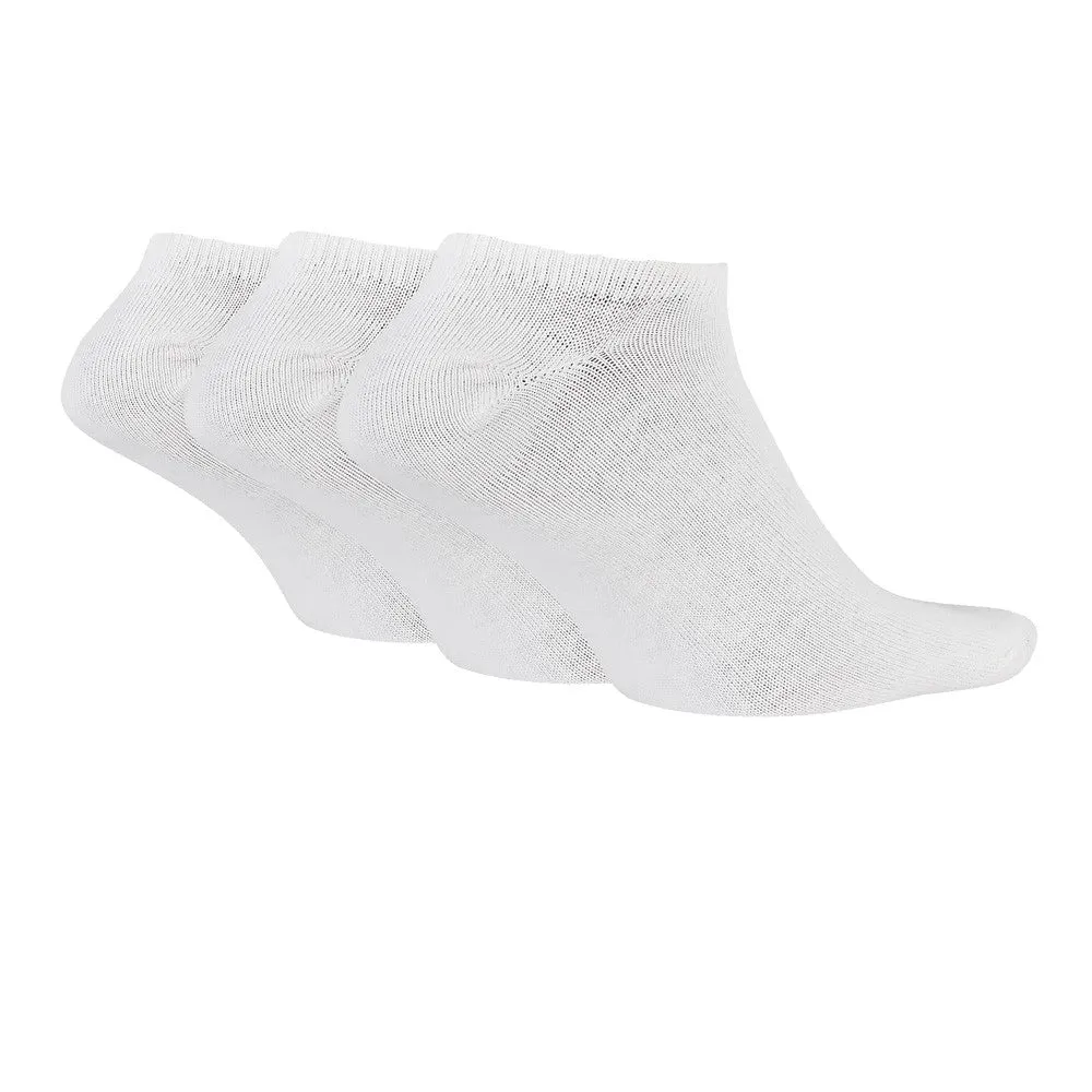 Nike Lightweight Training No-Show Logo Socks (3 Pack) - White