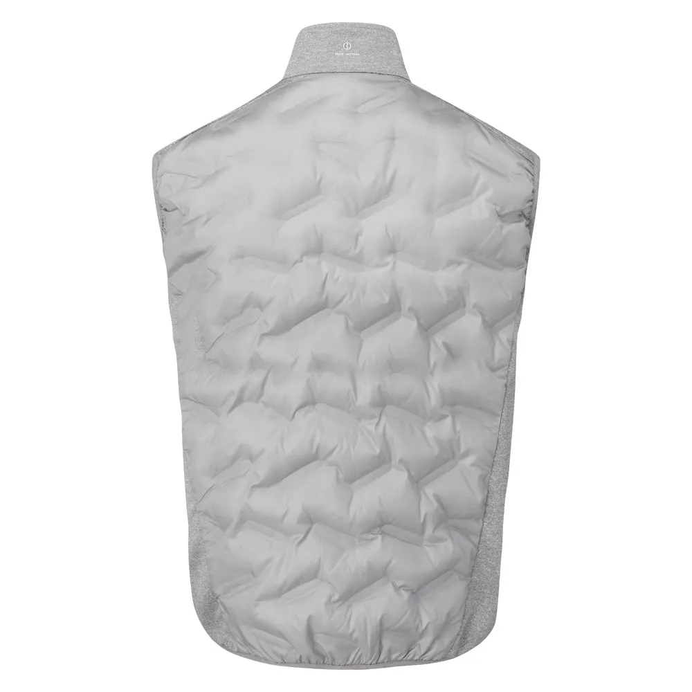 Oscar Jacobson Ridley Hybrid Gilet - Light Grey