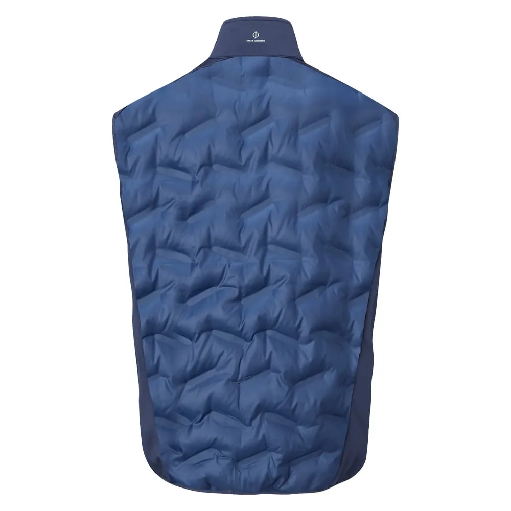 Oscar Jacobson Ridley Hybrid Gilet - Navy