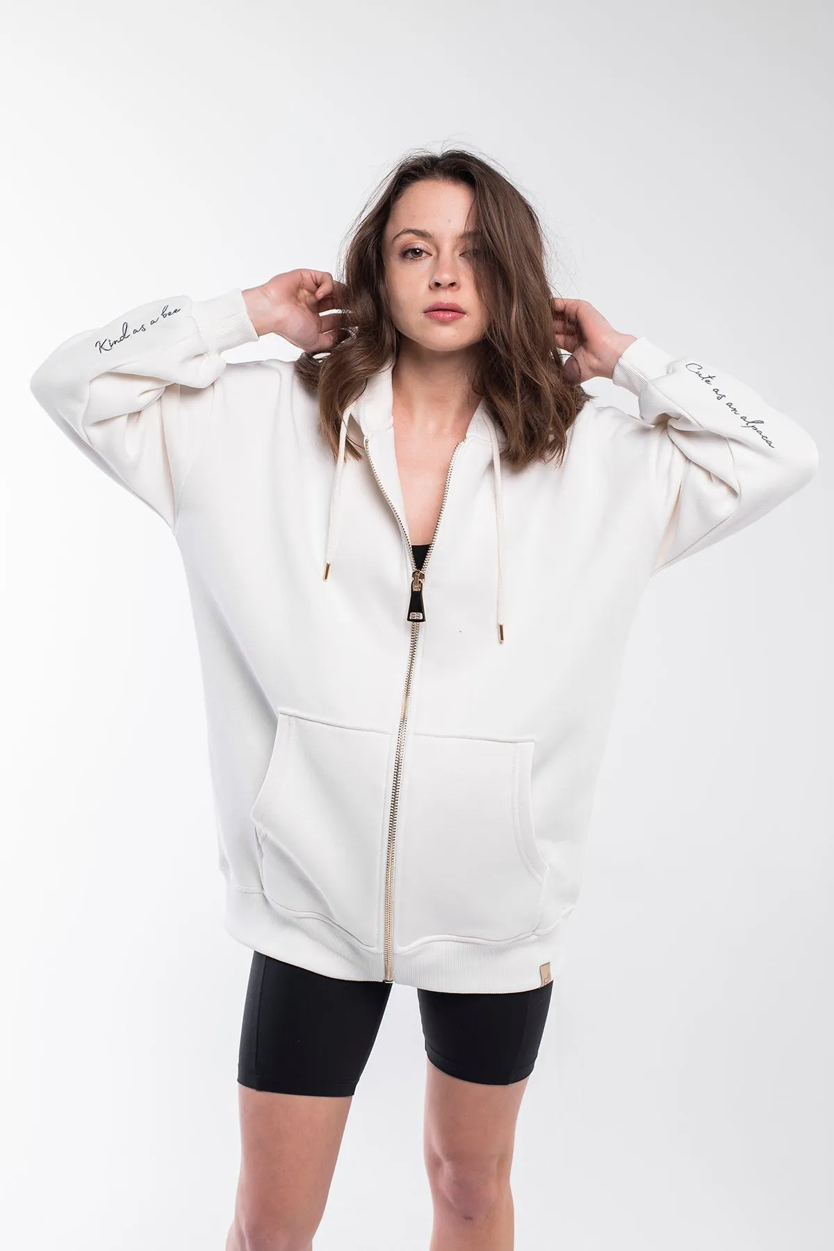 Oversize Zipped Hoodie