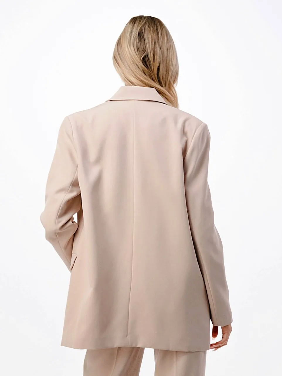 Oversized Celine Blazer | Taupe