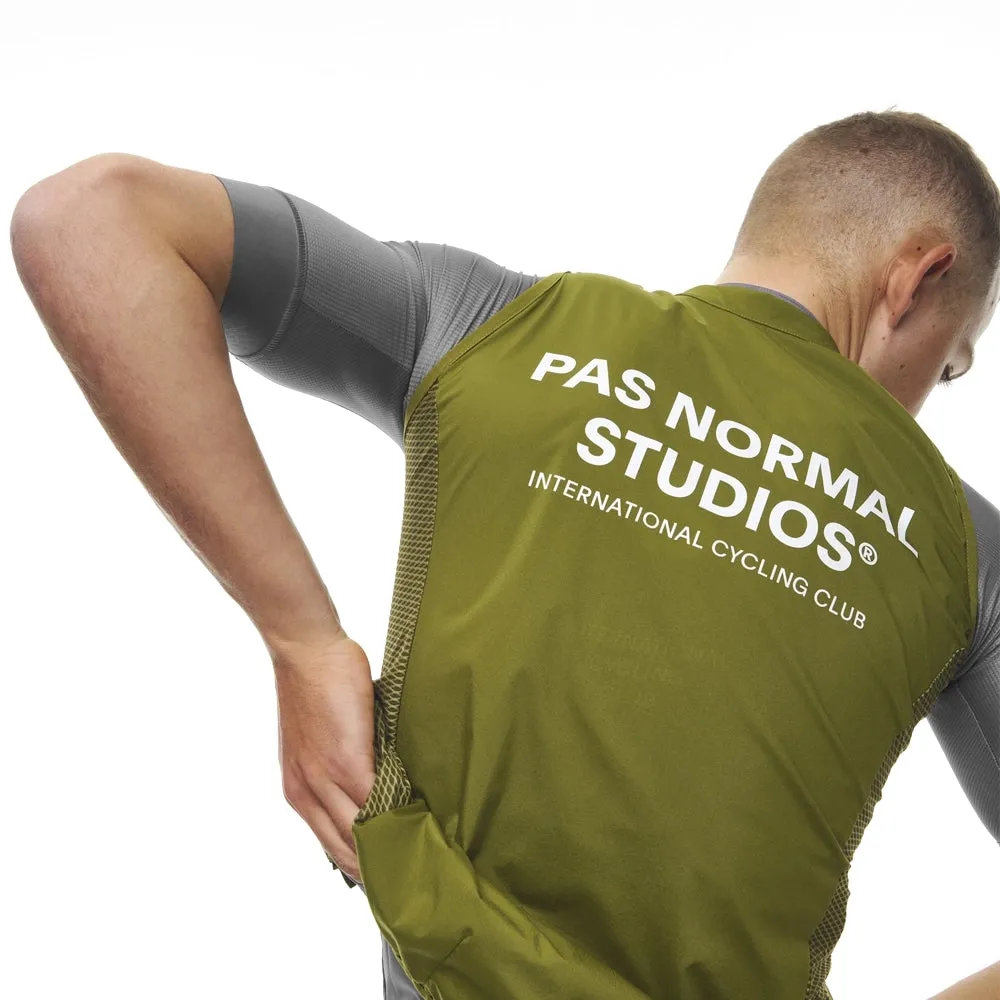 PAS NORMAL STUDIOS Mechanism Stow Away Gilet - Deep Green