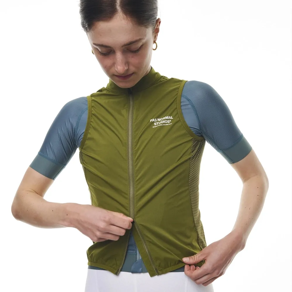 PAS NORMAL STUDIOS Mechanism Stow Away Gilet - Deep Green