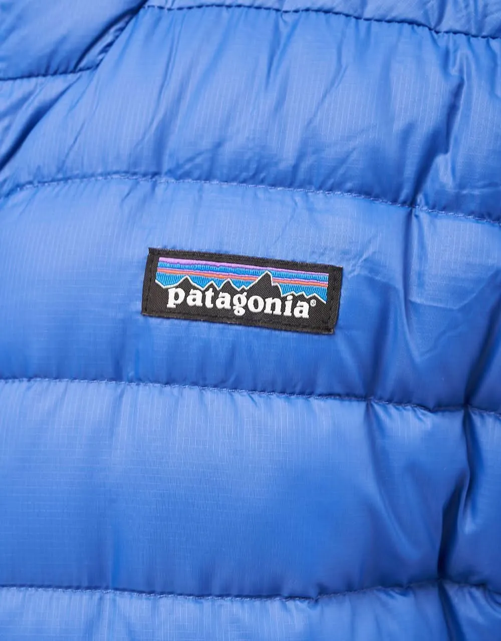 Patagonia Down Sweater Hooded Jacket - Passage Blue